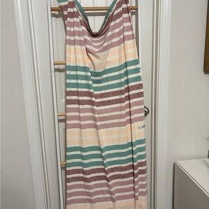 lululemon striped wrap scarf